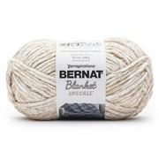 Bernat® Blanket Speckle™ #6 Super Bulky Polyester Yarn, Cream 10.5oz/300g 220 Yards