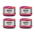 thumbnail image 1 of Bernat® Blanket Stripes™ #6 Super Bulky Polyester Yarn, Neon Plum 10.5oz/300g, 220 Yards (4 Pack), 1 of 10