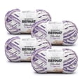 thumbnail image 1 of Bernat® Blanket Tie Dye-ish™ #6 Super Bulky Polyester Yarn, Lavender 10.5oz/300g, 220 Yards (4 Pack), 1 of 5