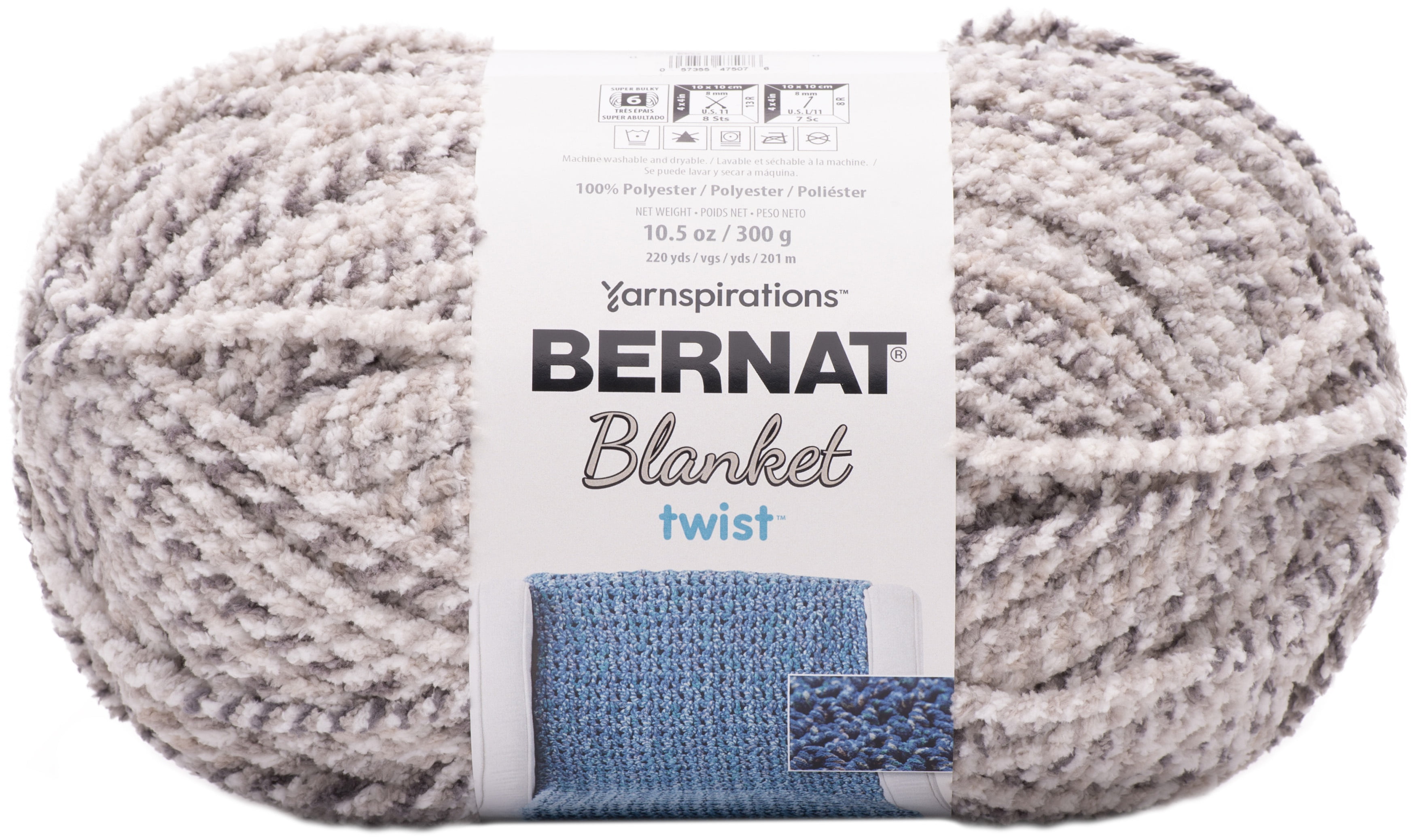 Bernat Blanket Twist Yarn Dove Walmart