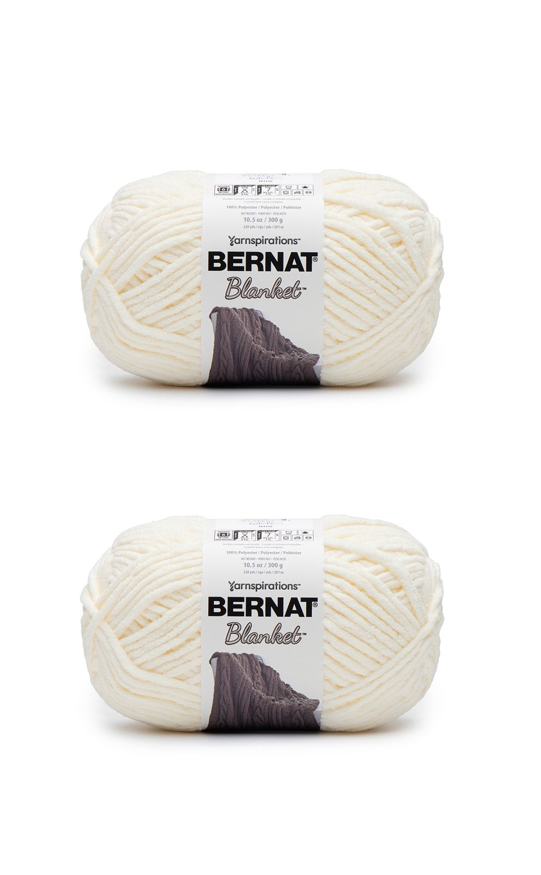 Bernat Blanket Extra Thick Yarn (600g/21.2 oz), Vintage White