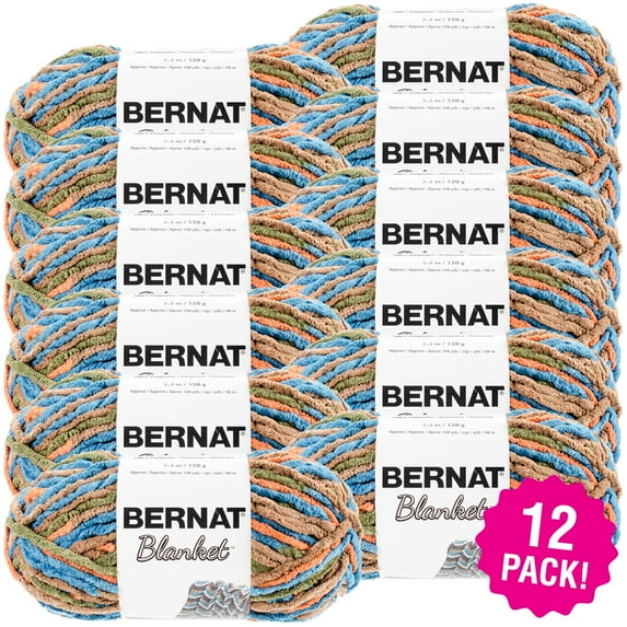 Bernat Blanket Yarn - Cozy Cabin, Multipack of 12