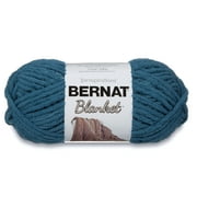 Bernat Blanket Yarn, Dark Teal, 5.3oz(150g), Super Bulky, Polyester