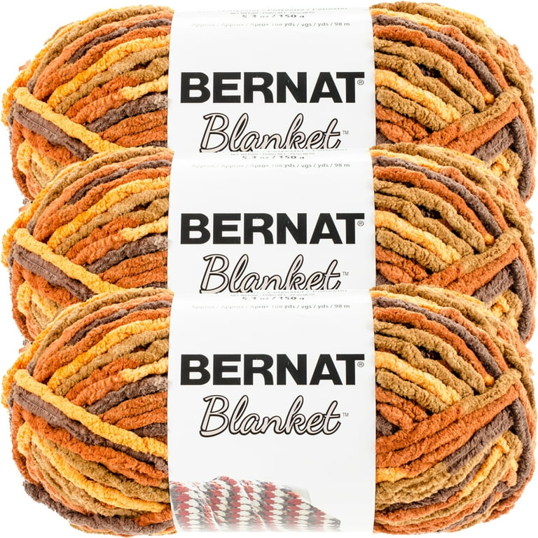 Bernat Blanket Yarn Fall Leaves, Multipack of 3