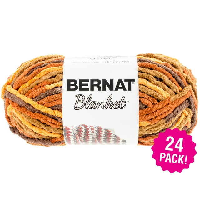Bernat Blanket Yarn Fall Leaves, Multipack of 24