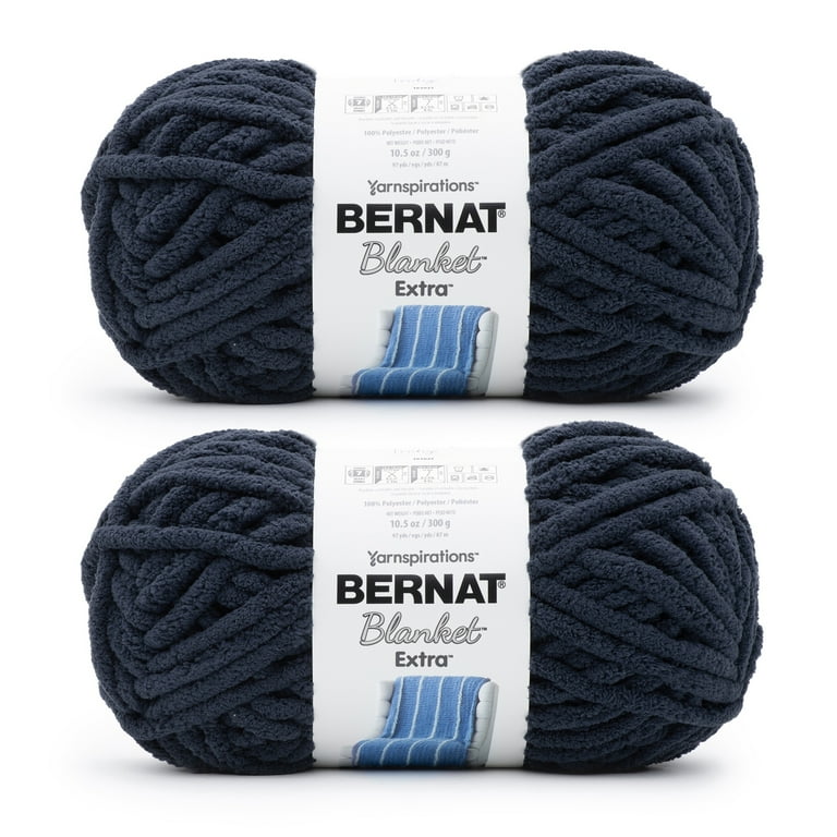 Bernat® Blanket extra™ #7 Jumbo Polyester Yarn, Indigo 10.5oz/300g