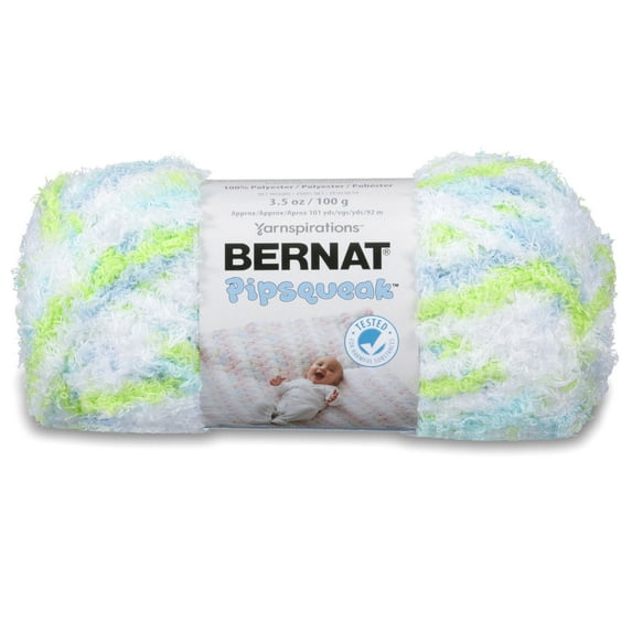 Bernat Bulky 100% Polyester Funny Bunny Yarn, 101 yd