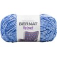 thumbnail image 1 of Bernat Bulky 100% Polyester Velvet Rich Blue Yarn, 315 yd, 1 of 4