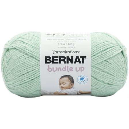 Bernat Bundle UP SB Solids Yarn, 140g, Green Mist