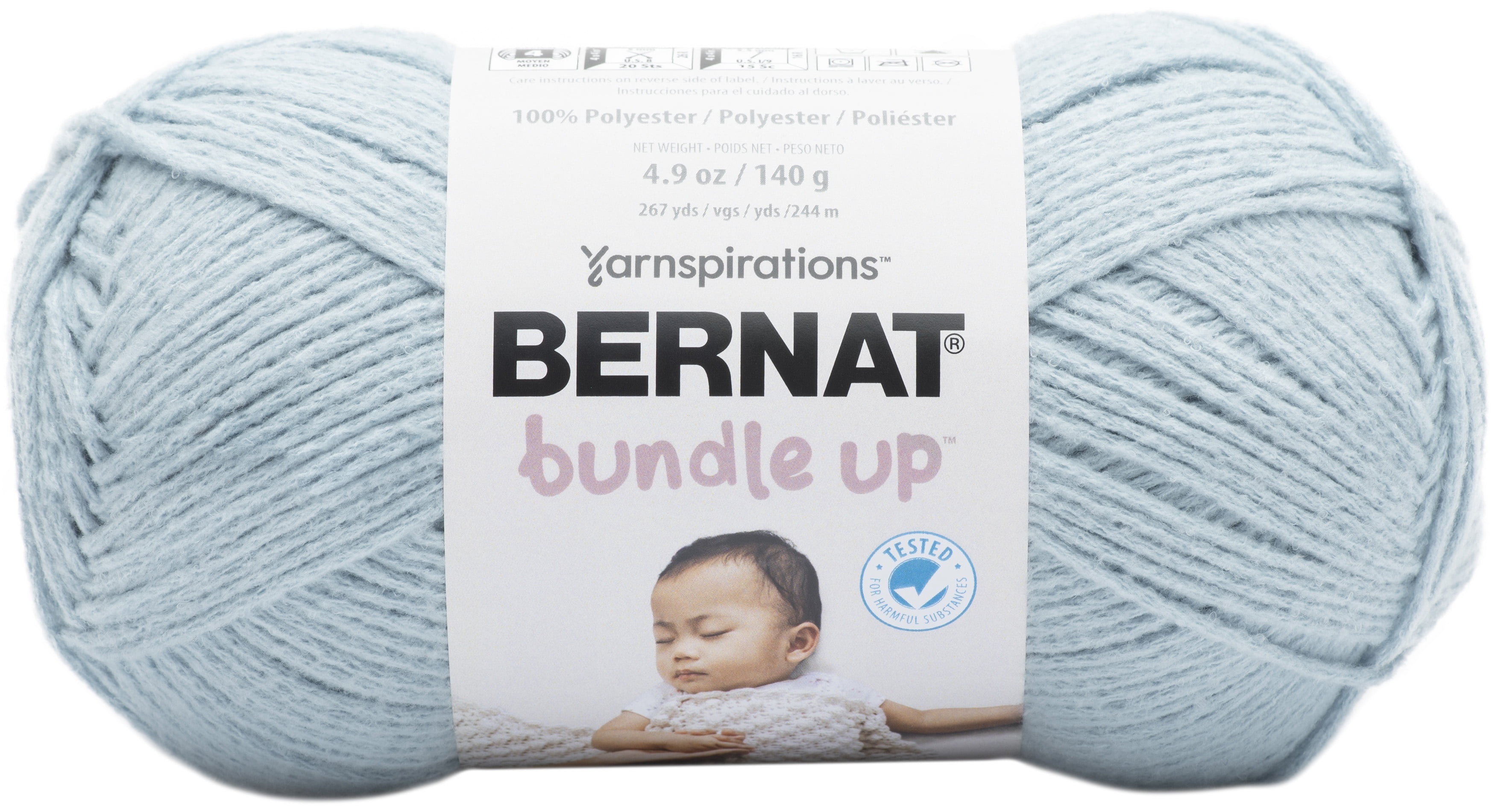 Bernat Bundle Up Yarn-Sky Blue 