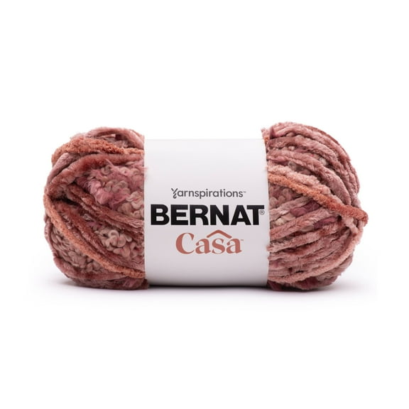 Bernat Casaâ„¢ Super Bulky Acrylic Polyester Blend Marsala Yarn, 170 yd