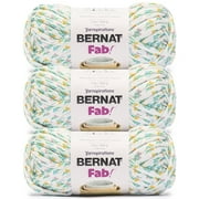 Bernat® Fab™ #7 Jumbo Polyester Yarn, Tulip Parade 7oz/200g 37 Yards (3 Pack)