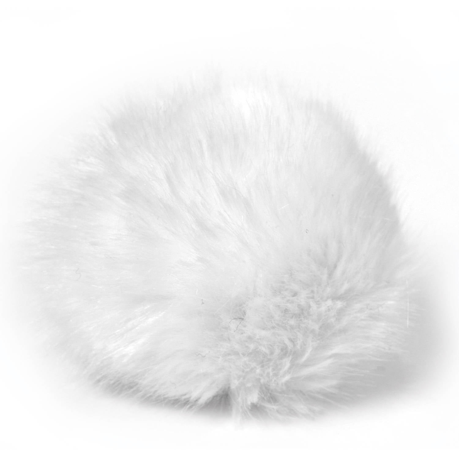Bernat Faux Fur Pompom 1-pkg-white Rabbit
