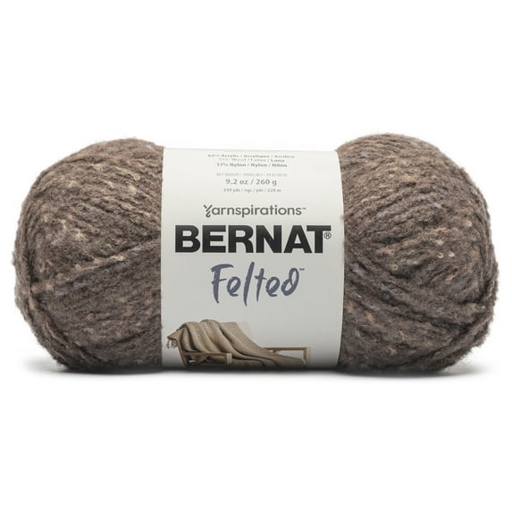 Bernat Felted Yarn-Cappuccino Fleck