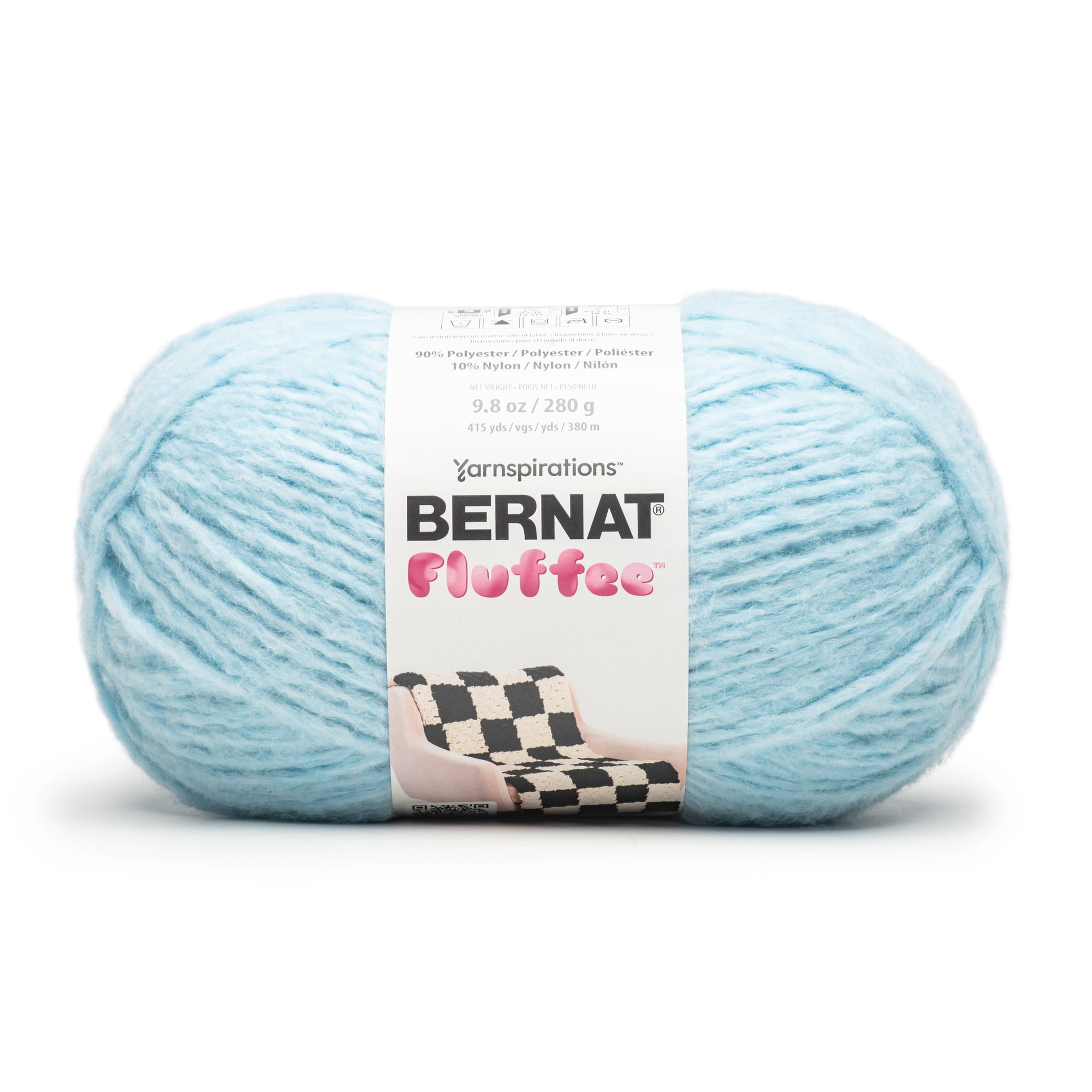 Bernat® Fluffee™ #5 Bulky Blend Yarn, Purple Dusk 9.8oz/280g 415 Yards