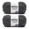 thumbnail image 1 of Bernat® Forever Fleece™ #6 Super Bulky Polyester Yarn, Coal 9.9oz/280g, 194 Yards (2 Pack), 1 of 10