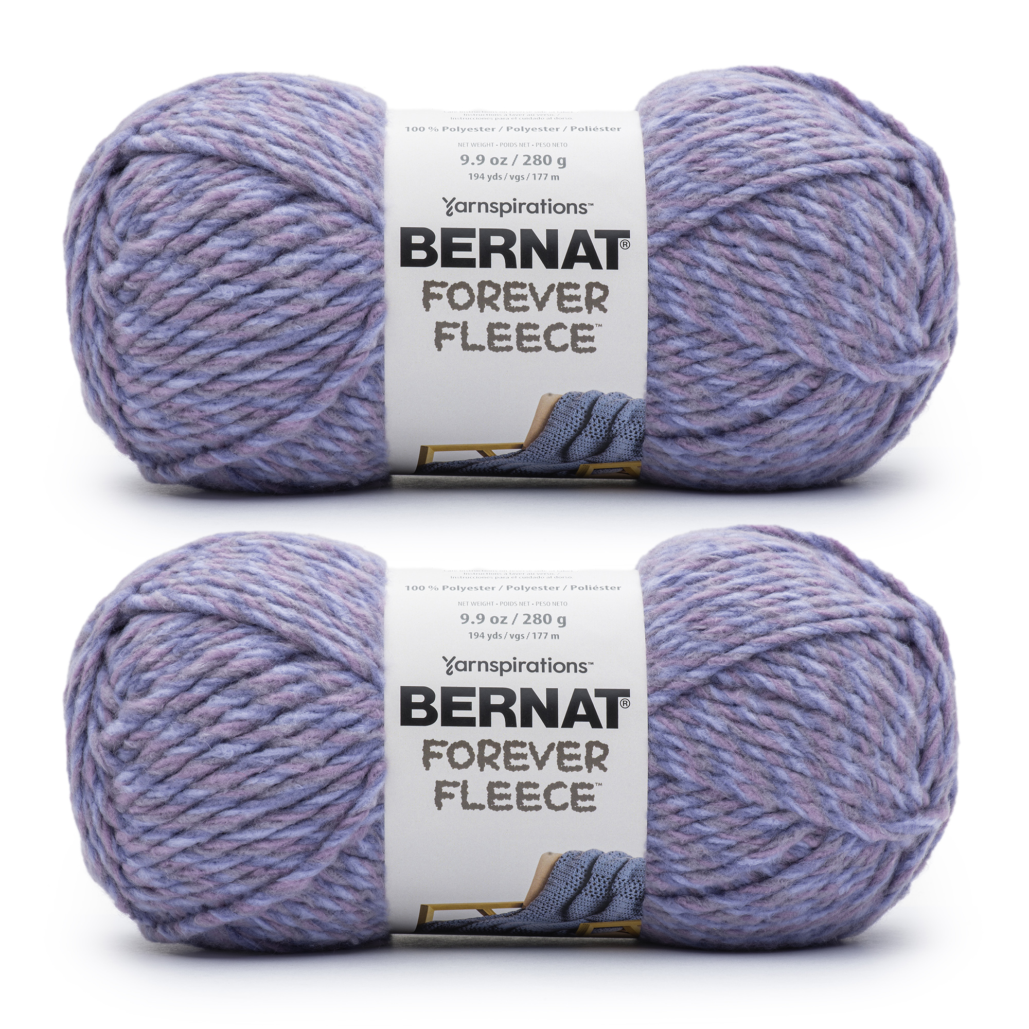 Bernat Forever Fleece Filato 280g - Colore Patchouli - 100% Poliestere Super Bulky
