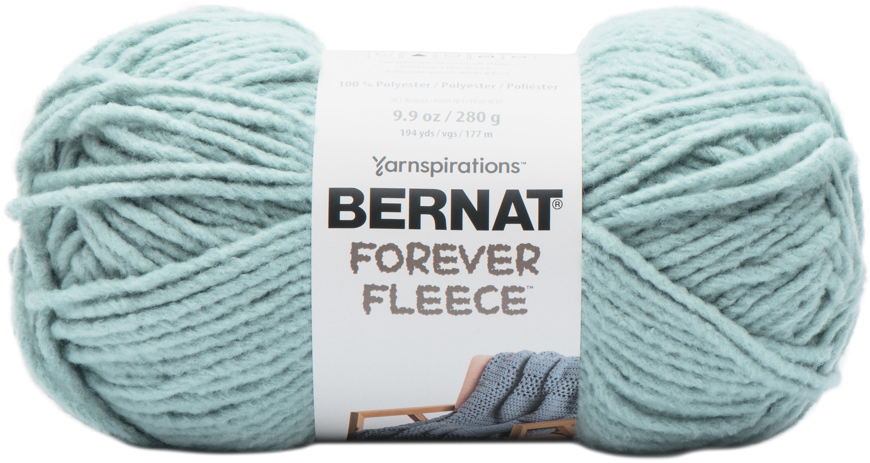 Bernat Forever Fleece Yarn-Winter Waves 166061-61008