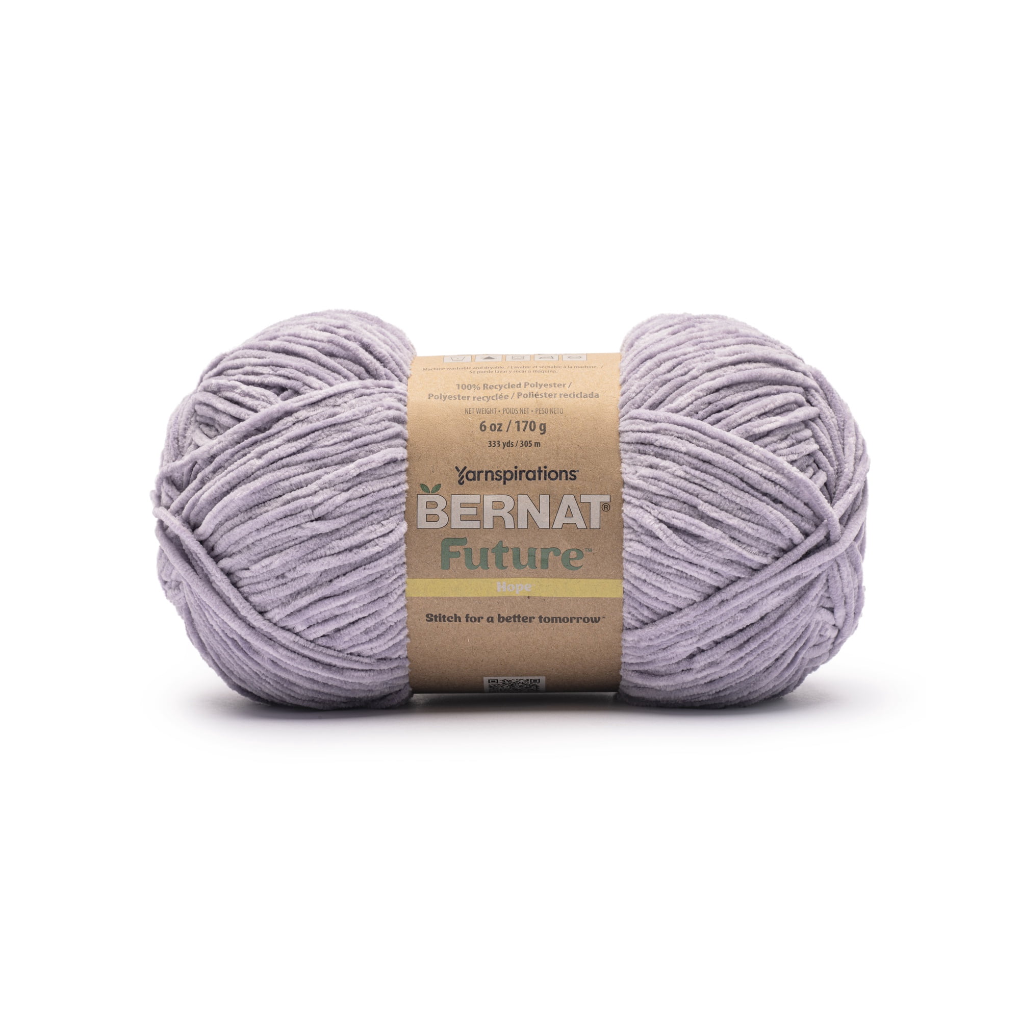 Bernat® Future™ #4 Worsted (Medium) Polyester Yarn, Mauve Over 6oz/170g 333 Yards