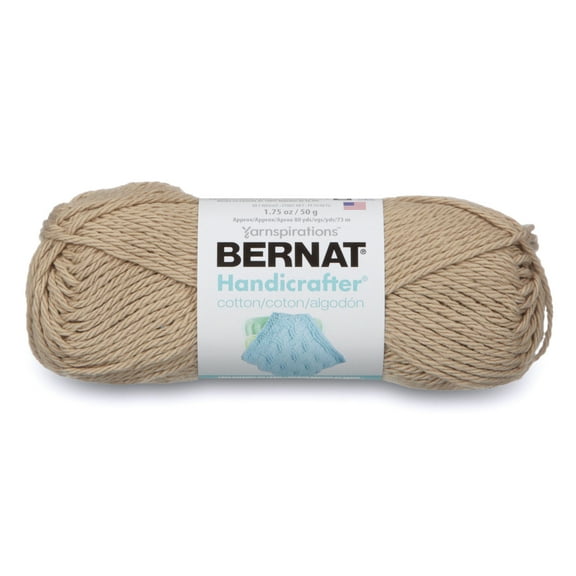 Bernat Handicrafter 4 Medium Cotton Yarn, Jute 1.75oz/50g, 80 Yards
