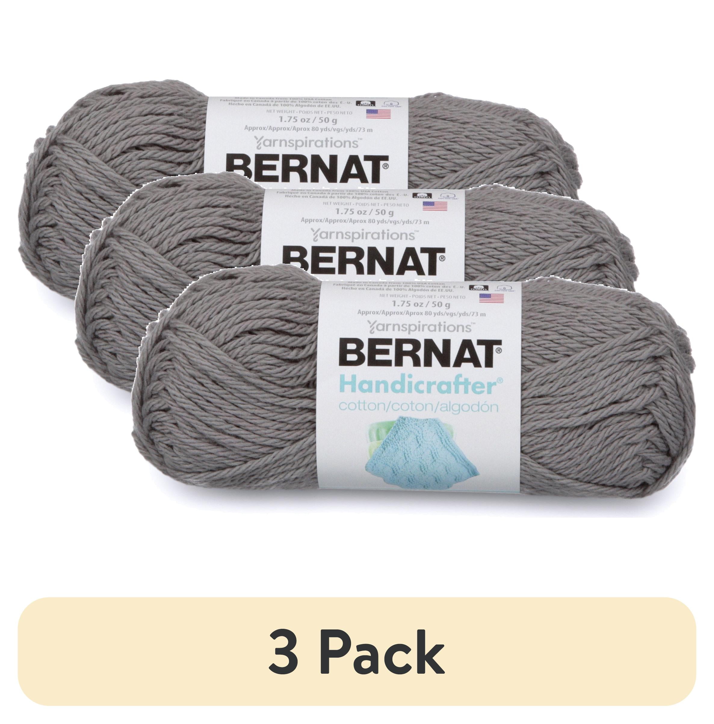 Bernat Handicrafter Cotton Yarn 340g Ombres Salt Pepper Print Walmart