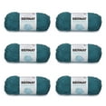 thumbnail image 1 of Bernat® Handicrafter® #4 Medium Cotton Yarn, Teal 1.75oz/50g, 80 Yards (6 Pack), 1 of 9