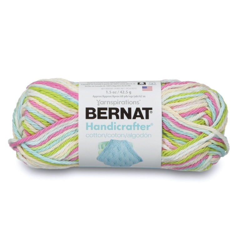 Bernat Handicrafter Cotton Ombres Yarn 50G 1.75Oz Lava Lamp Ombre Walmart