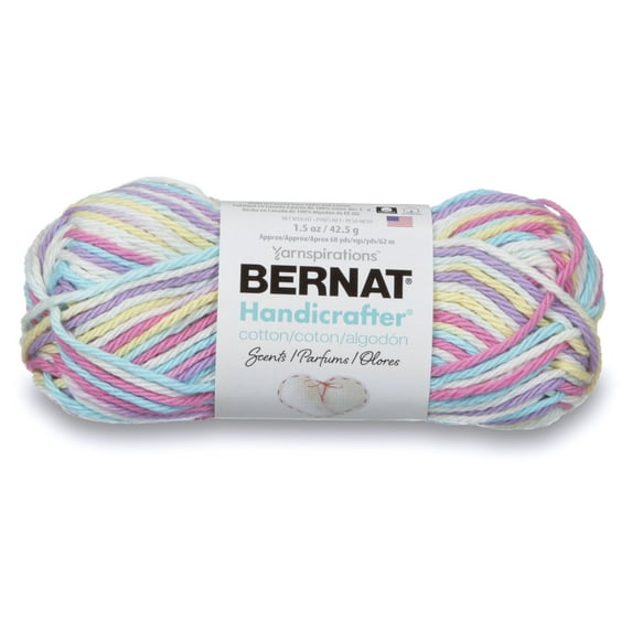 Bernat Handicrafter Cotton Scents Yarn (43G/1.5Oz), Fleur De Lavandre