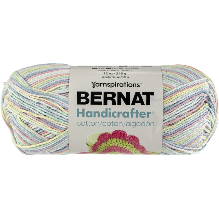 Bernat Handicrafter Cotton Yarn 340g - Ombres-Faded Denim, 1 count