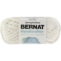 Bernat® Handicrafter Cotton™ #4 Worsted (Medium) Cotton Yarn, Off White 14oz/400g 674 Yards