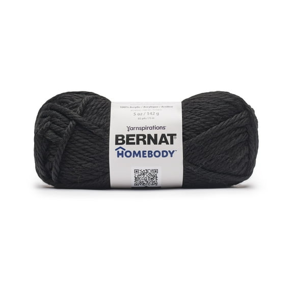 Bernat® Homebody™ #6 Super Bulky Acrylic Yarn, Black Canyon 5oz/142g 85 Yards
