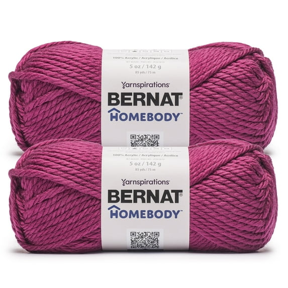 Bernat® Homebody™ #6 Super Bulky Acrylic Yarn, Hawaii Volcanoes 5oz/142g 85 Yards (2 Pack)