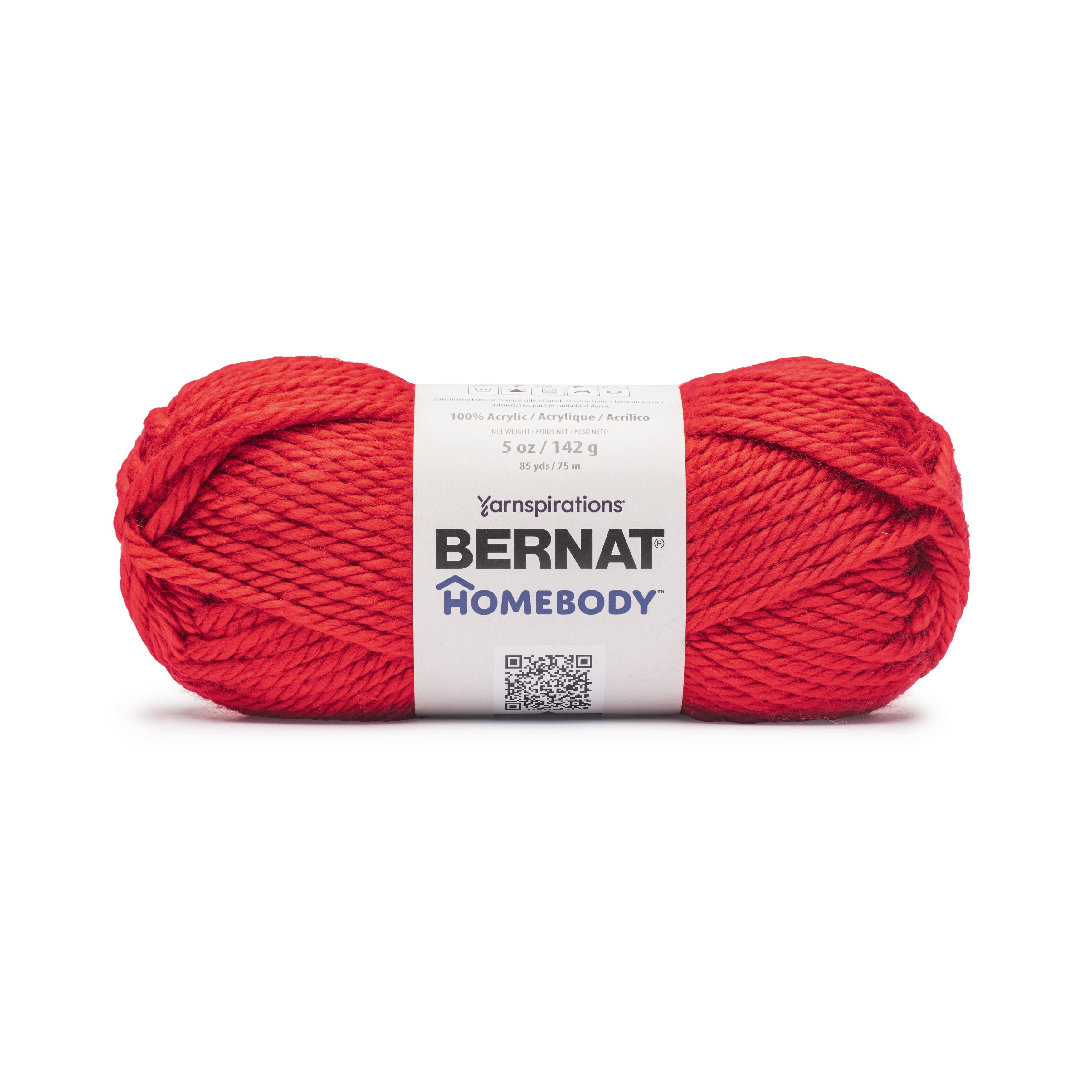 Bernat® Homebody™ #6 Super Bulky Acrylic Yarn, Red Rock 5oz/142g 85 Yards