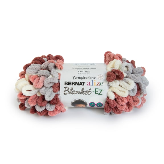 Bernat Jumbo 100% Polyester Warm Clay Yarn, 18 yd