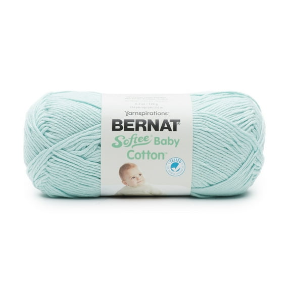 Bernat Softee Baby Cotton Yarn-Aqua Mist
