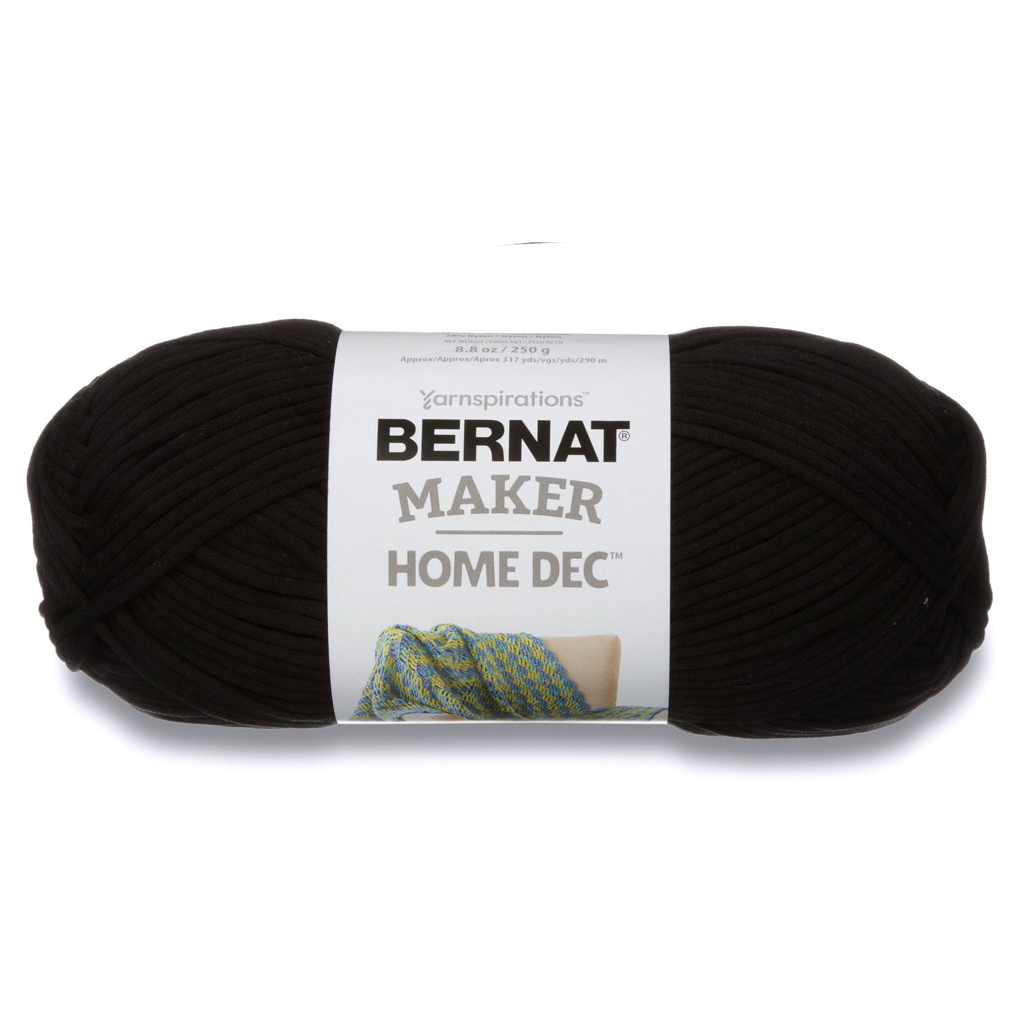 Bernat Maker Home Dec Yarn - Black