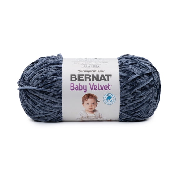 Bernat Baby Velvet Big Ball Yarn-Indigo Velvet