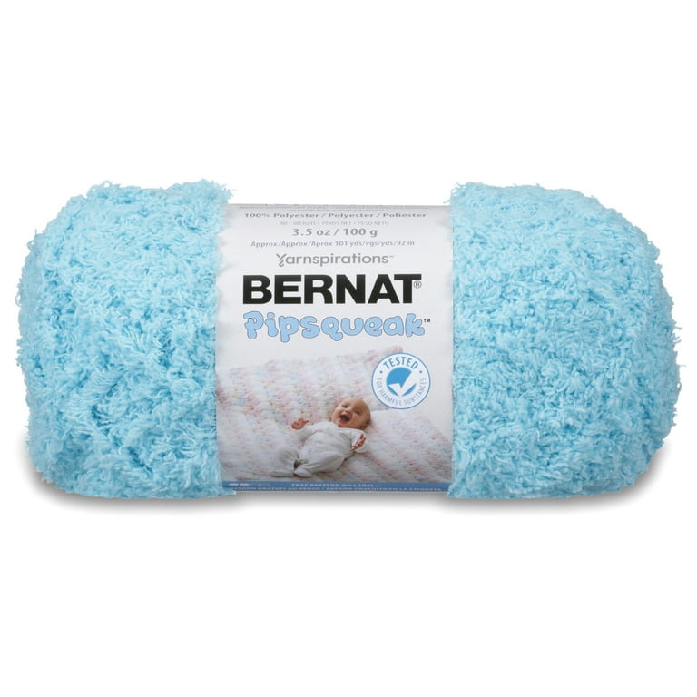 Bernat Pipsqueak Yarn 100G 3.5 Oz Blue Ice Walmart