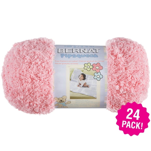 Bernat Pipsqueak Yarn - Tickle Me Pink, Multipack of 24