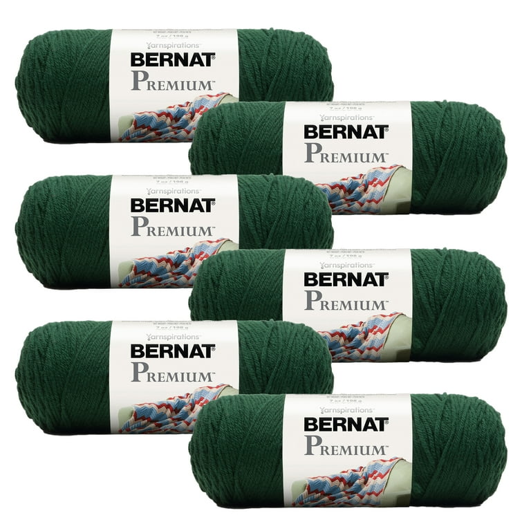 Bernat® Premium™ #4 Medium Acrylic Yarn, Gold 7oz/198g, 360 Yards (6 Pack)