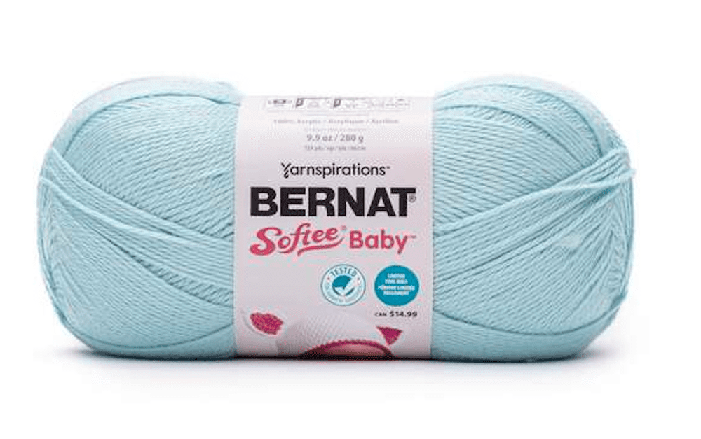 Bernat Softee BB Baby Pale Sky 280g Knitting Crochet Yarn
