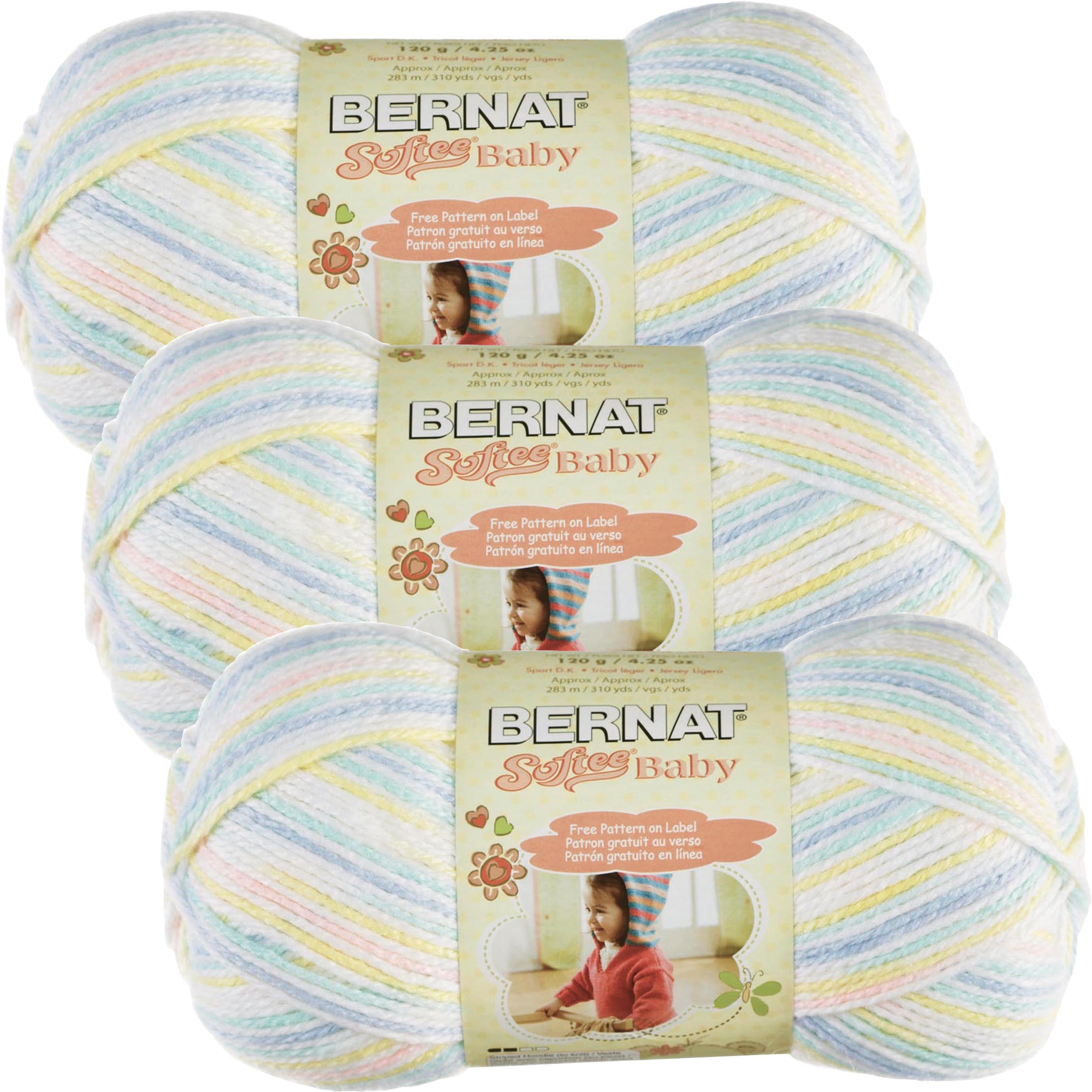Bernat Softee Baby 120 g Acrylic Yarn, 283 m (3 Count)