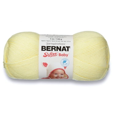 Bernat Softee Baby 5 oz Acrylic Lemon Yarn, 362 Yards