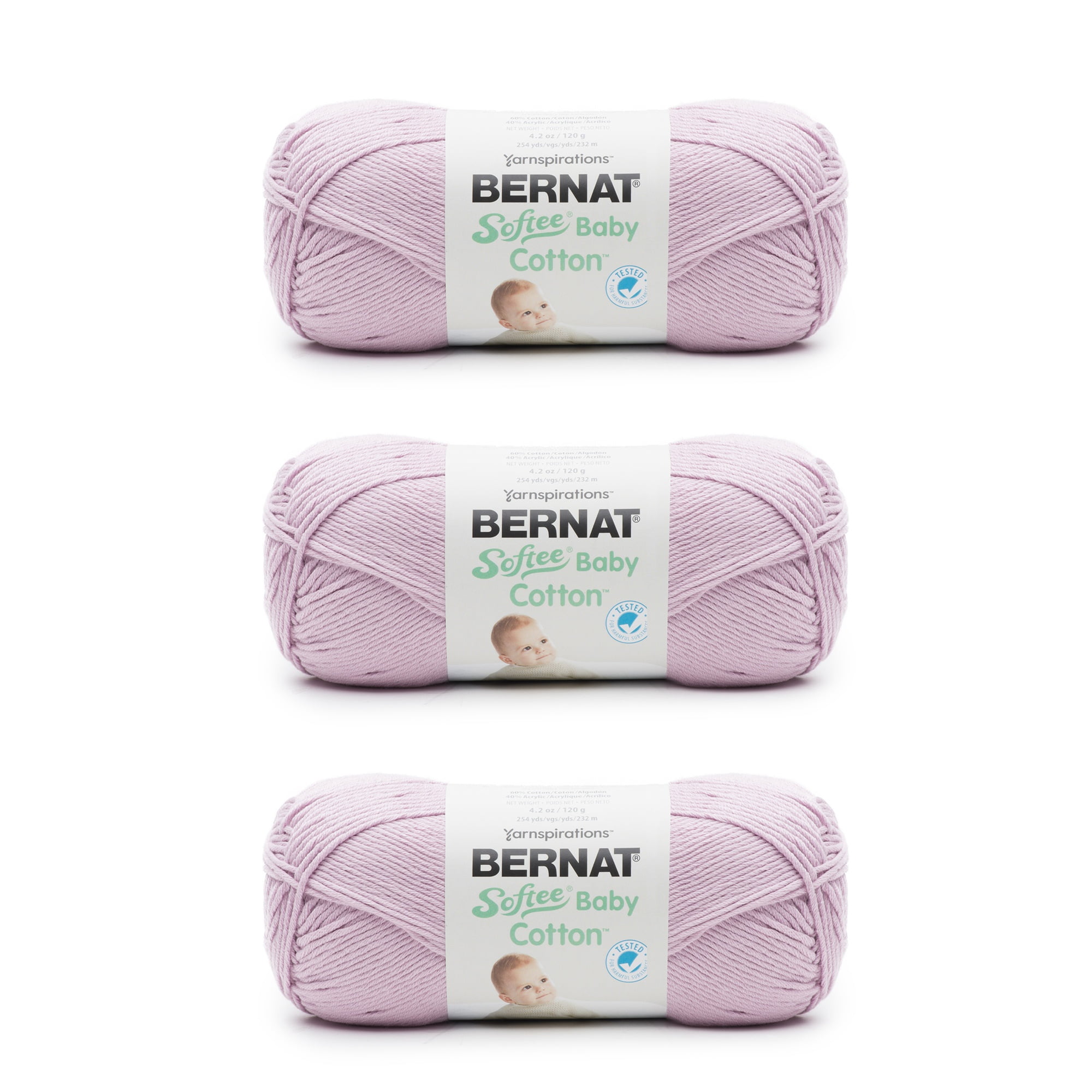 Bernat Cotton Softee Baby Cotton Yarn 120g 4.2 oz Cotton