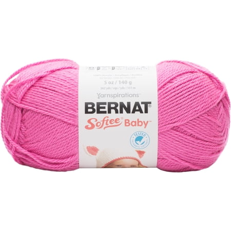 Bernat Softee Baby Petunia Yarn - 3 Pack of 141g/5oz - Acrylic - 3 DK (Light) - 362 Yards - Knitting/Crochet