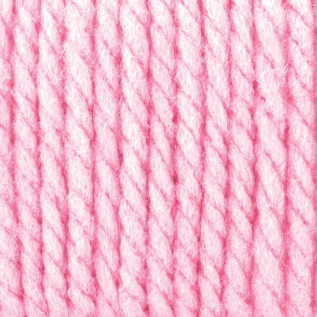 Bernat® Softee® Chunky™ #6 Super Bulky Acrylic Yarn, Baby Pink 3.5oz/100g, 108 Yards
