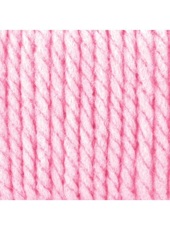 Bernat® Softee® Chunky™ #6 Super Bulky Acrylic Yarn, Baby Pink 3.5oz/100g, 108 Yards