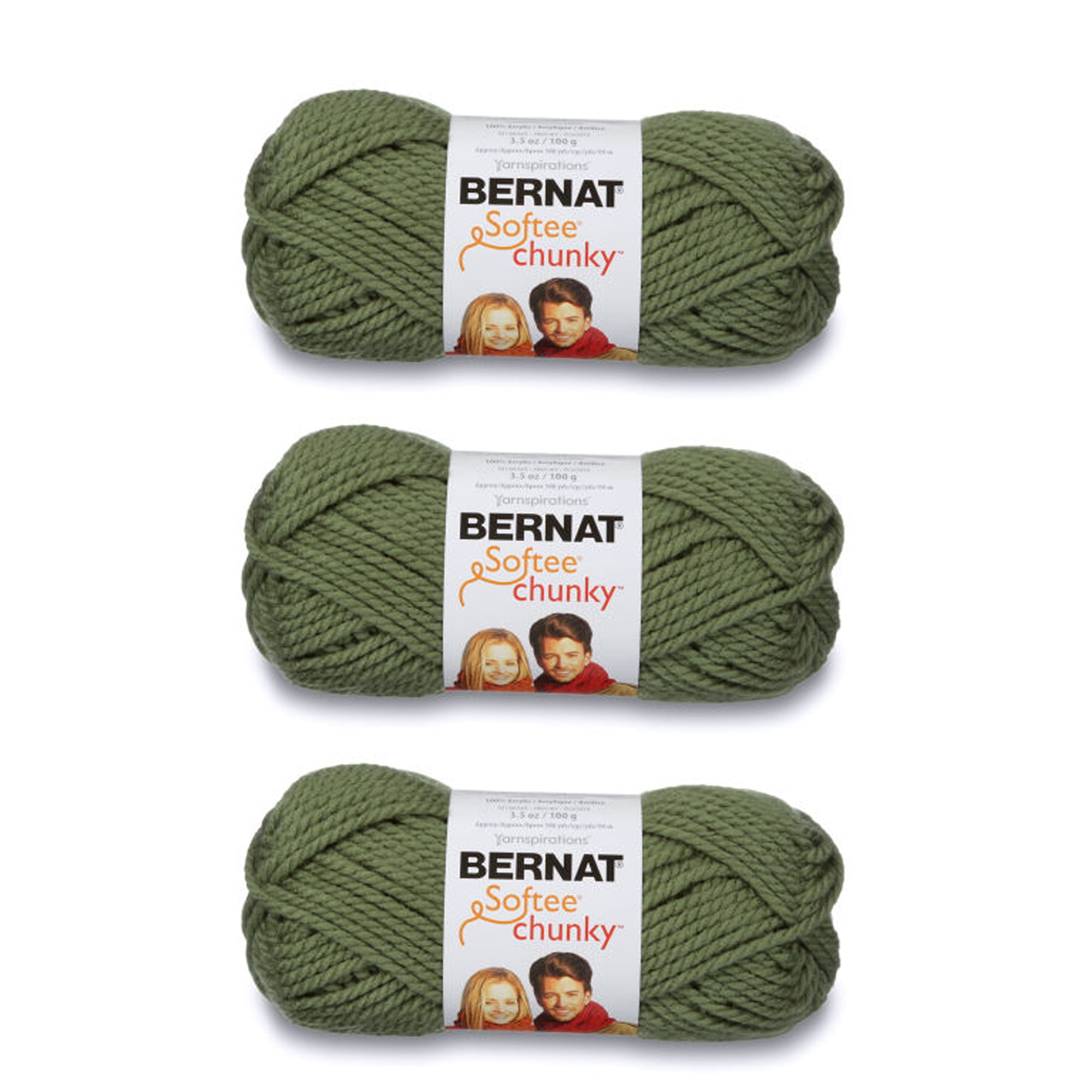 Bernat Softee Chunky Yarn-Berry Red, 1 count - Foods Co.