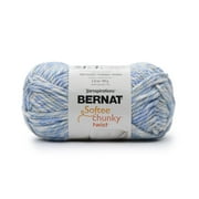 SPINRITE Bernat Softee Chunky Twist Coastal Blue 80g Acrylic Knitting & Crochet Yarn
