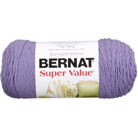 Bernat&reg; Super Value&trade; #4 Worsted (Medium) Acrylic Yarn, Lavender 7oz/197g 440 Yards